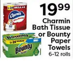 Rich's Fresh Market Charmin Bath Tissue or Bounty Paper Towels offer