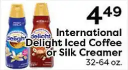 Rich's Fresh Market International Delight Iced Coffee or Silk Creamer offer