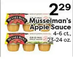 Rich's Fresh Market Musselman's Apple Sauce offer