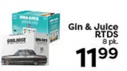 Rich's Fresh Market Gin & Juice RTDS offer