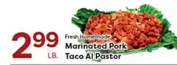 Rich's Fresh Market Fresh Homemade Marinated Pork Taco Al Pastor offer