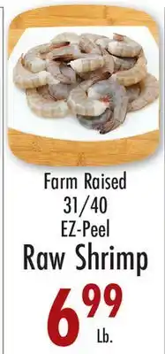 Garden Fresh Market Farm Raised 31/40 EZ-Peel Raw Shrimp offer