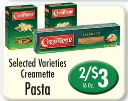 Garden Fresh Market Creamette Pasta offer