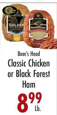 Garden Fresh Market Boar's Head Classic Chicken or Black Forest Ham offer