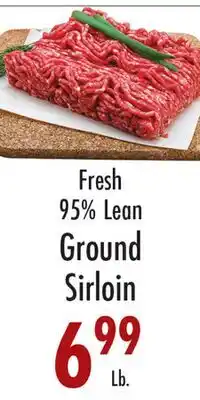 Garden Fresh Market Fresh 95% Lean Ground Sirloin offer