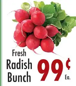Garden Fresh Market Fresh Radish Bunch offer
