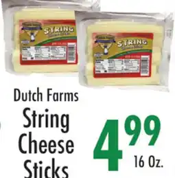 Garden Fresh Market Dutch Farms String Cheese Sticks offer