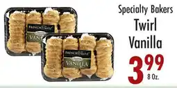 Garden Fresh Market Specialty Bakers Twirl Vanilla offer