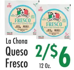Garden Fresh Market La Chona Queso Fresco offer