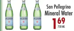 Garden Fresh Market San Pellegrino Mineral Water offer