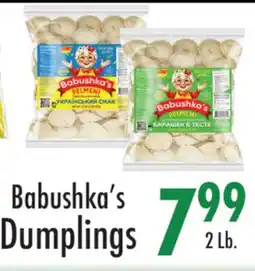 Garden Fresh Market Babushka's Dumplings offer
