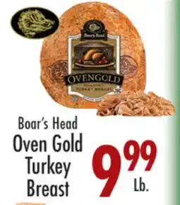 Garden Fresh Market Boar's Head Oven Gold Turkey Breast offer