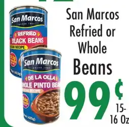 Garden Fresh Market San Marcos Refried or Whole Beans offer