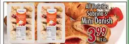 Garden Fresh Market All Varieties Sabrina's Mini Danish offer