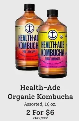 Windmill Farms Health-Ade Organic Kombucha offer