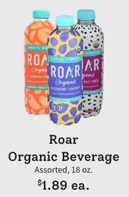 Windmill Farms Roar Organic Beverage offer