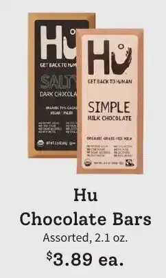 Windmill Farms Hu Chocolate Bars offer