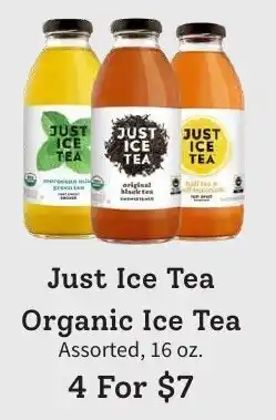 Windmill Farms Just Ice Tea Organic Ice Tea offer