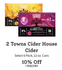 Windmill Farms 2 Towns Cider House Cider offer