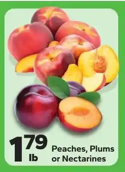 Save a Lot Peaches, Plums or Nectarines offer