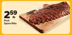 Save a Lot Pork Spare Ribs offer