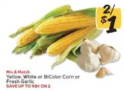 Winn Dixie Yellow, White or BiColor Corn or Fresh Garlic offer