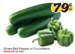 Winn Dixie Green Bell Pepper or Cucumbers offer