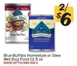 Winn Dixie Blue Buffalo Homestyle or Stew Wet Dog Food offer