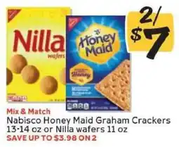 Winn Dixie Nabisco Honey Maid Graham Crackers or Nilla Wafers offer
