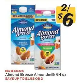 Winn Dixie Almond Breeze Almondmilk 64 oz offer