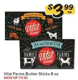 Winn Dixie Vital Farms Butter Sticks 8 oz offer