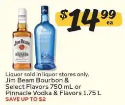 Winn Dixie Jim Beam Bourbon & Pinnacle Vodka offer