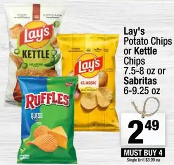 Super King Markets Lay's Potato Chips or Kettle Chips offer