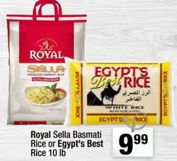 Super King Markets Royal Sella Basmati Rice or Egypt's Best Rice 10 lb offer