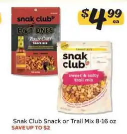 Winn Dixie Snak Club Snack or Trail Mix offer