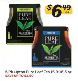 Winn Dixie Lipton Pure Leaf Tea offer