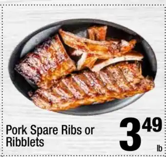 Super King Markets Pork Spare Ribs or Ribblets offer