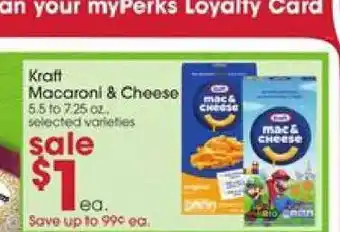 Giant Eagle Kraft Macaroni & Cheese offer
