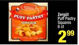 Super King Markets Zergüt Puff Pastry Squares 8 ct offer