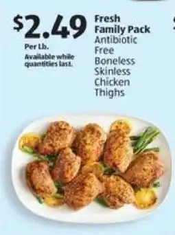 Aldi Fresh Family Pack Chicken Thighs offer