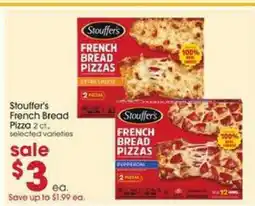 Giant Eagle Stouffer's French Bread Pizza offer