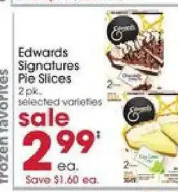 Giant Eagle Edwards Signatures Pie Slices offer