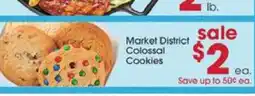 Giant Eagle Market District Colossal Cookies offer
