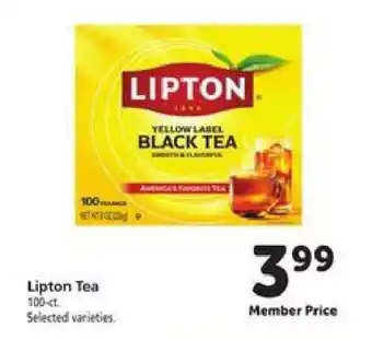Safeway Lipton Tea offer