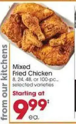Giant Eagle Mixed Fried Chicken offer