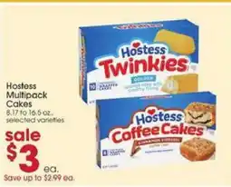 Giant Eagle Hostess Multipack Cakes offer
