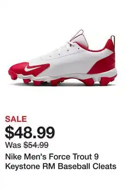 Dick's Sporting Goods Nike Men's Force Trout 9 Keystone RM Baseball Cleats offer