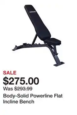 Dick's Sporting Goods Body-Solid Powerline Flat Incline Bench offer