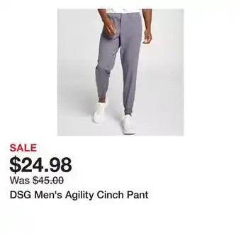 Dick's Sporting Goods DSG Men's Agility Cinch Pant offer