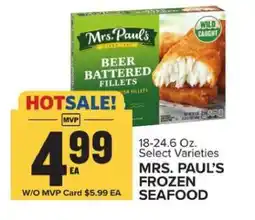 Food Lion Mrs. Paul's Frozen Seafood offer